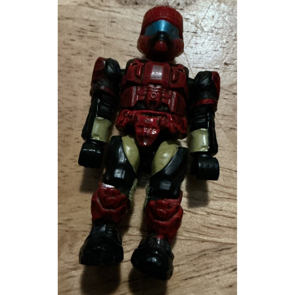 Halo Mega Blocks Minimates Lot Of 3,  Red UNSC ODST, Purple Brute & UNSC Marine - Picture 2 of 12